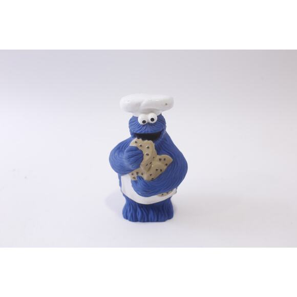 Playschool, Cookie Monster, Squeaky Toy, Sesame Street, PVC Figure, Vintage, Toy - Picture 1 of 3
